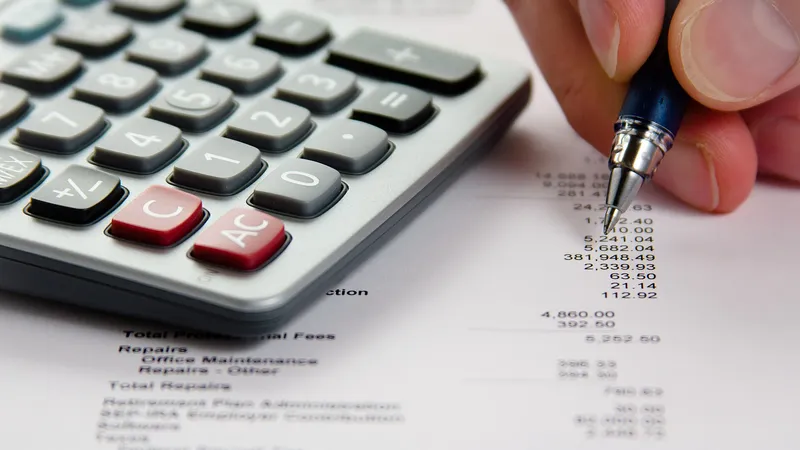 Analyse d’un état financier à la calculatrice, univers du contrôle de gestion