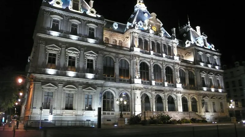 Le Palais de la Bourse à Lyon, siège de la Chambre de commerce et d’industrie