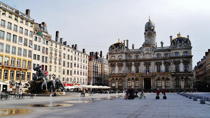 La place des Terreaux à Lyon